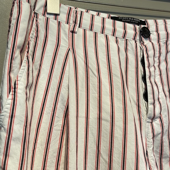 Scotch & Soda, Les Bon Vivants, unisex, striped cotton,button fly,pockets, EUC - Picture 3 of 11